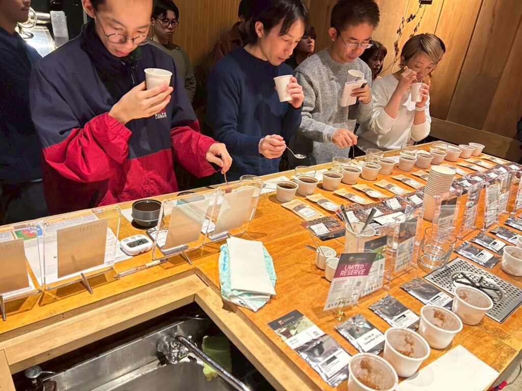 福岡カッピング会、カッピングの様子